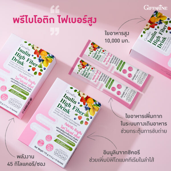 อินนูลิน ไฮท์ ไฟเบอร์ ดริ๊งค์